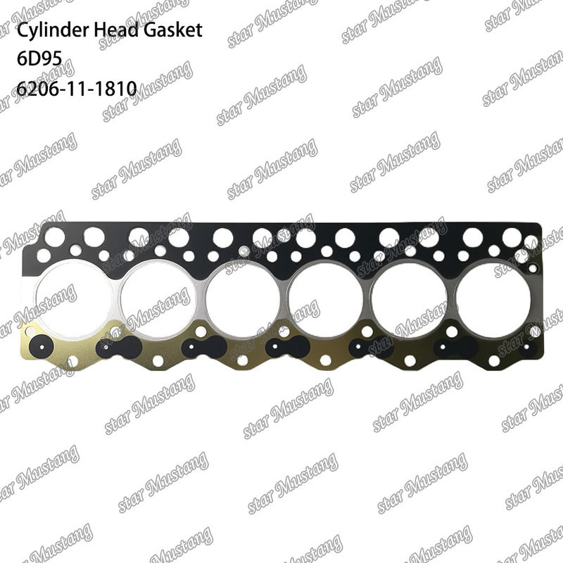 Vỏ đầu xi lanh 6D95 Kim loại 6206-11-1810 Đối với phụ tùng động cơ KUMATSU