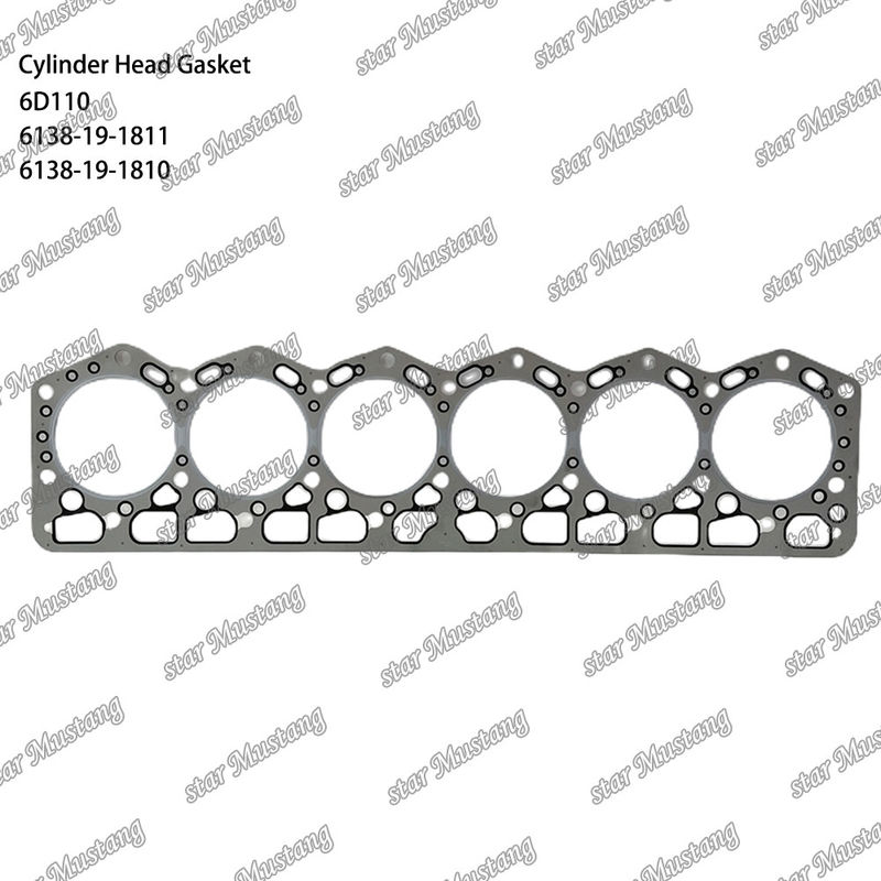 Băng xăng xi lanh 6D110 6138-19-1811 6138-19-1810 Đối với phụ tùng động cơ KUMATSU