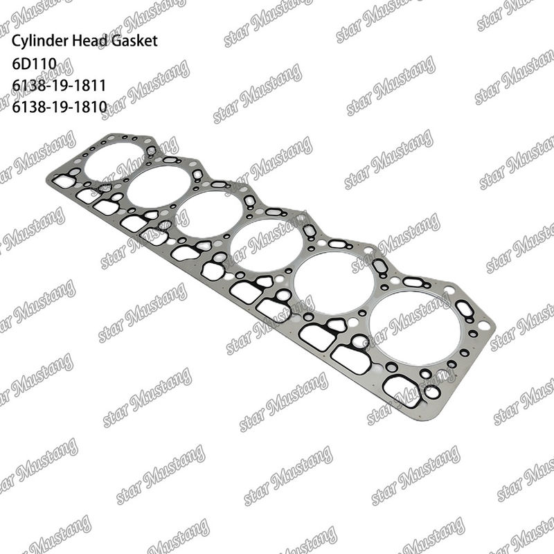 Băng xăng xi lanh 6D110 6138-19-1811 6138-19-1810 Đối với phụ tùng động cơ KUMATSU