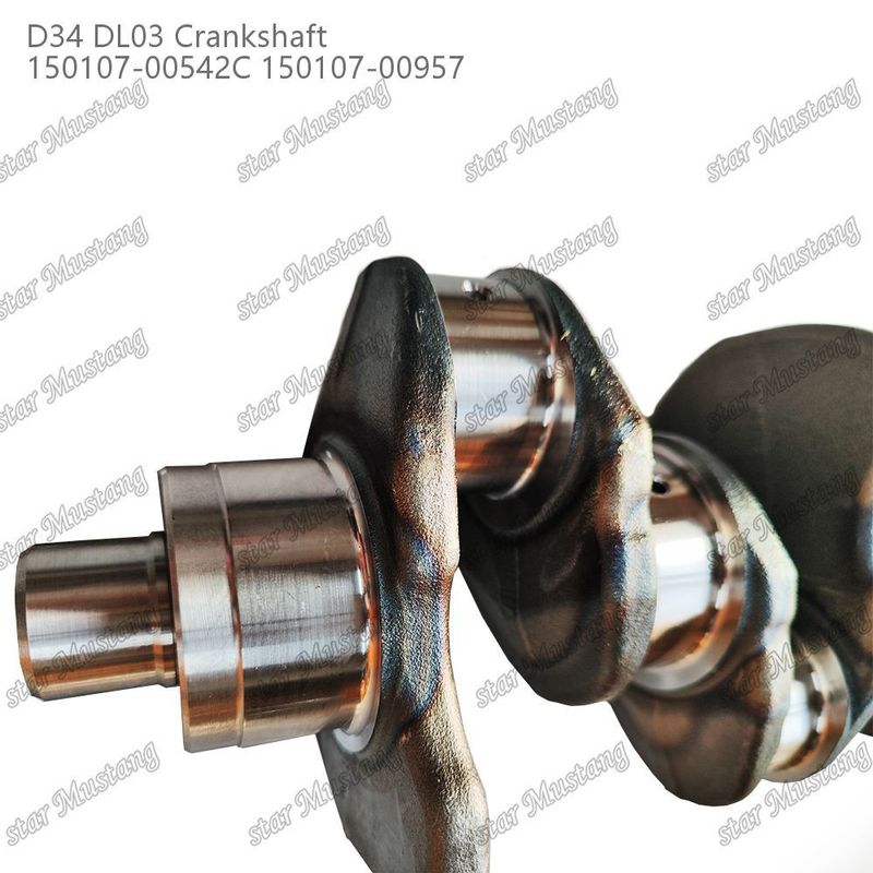 Crankshaft D34 DL03 150107-00542C 150107-00957 Thích hợp cho phụ tùng động cơ Doosan