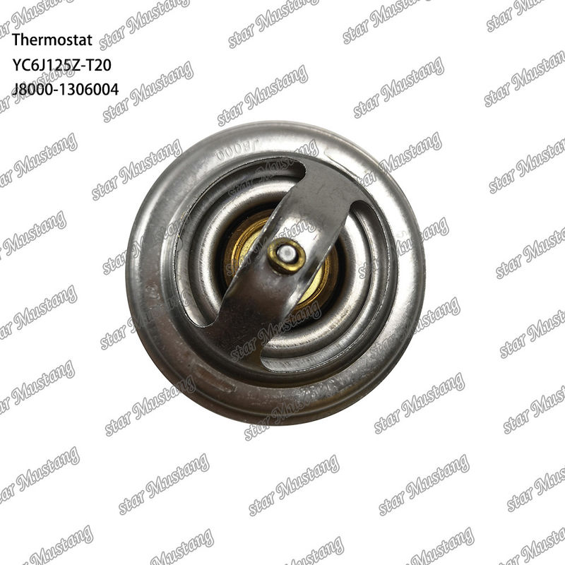 Thermostat YC6J125Z-T20 J8000-1306004 75 ° C Phần động cơ với cấu trúc tích hợp và 6 tháng