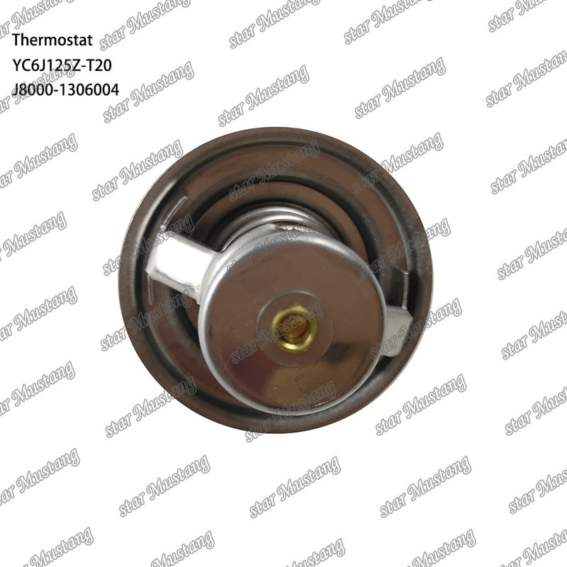 Thermostat YC6J125Z-T20 J8000-1306004 75 ° C Phần động cơ với cấu trúc tích hợp và 6 tháng