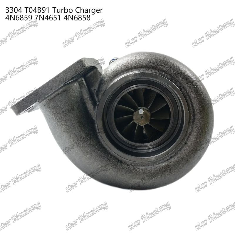 Máy tăng áp T04B91 3304 4N6859 7N4651 4N6858 Phần động cơ với cấu trúc tích hợp và 6 tháng