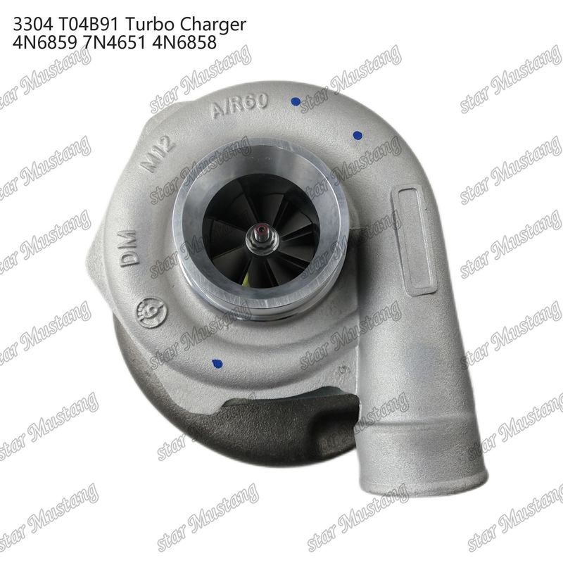 Máy tăng áp T04B91 3304 4N6859 7N4651 4N6858 Phần động cơ với cấu trúc tích hợp và 6 tháng