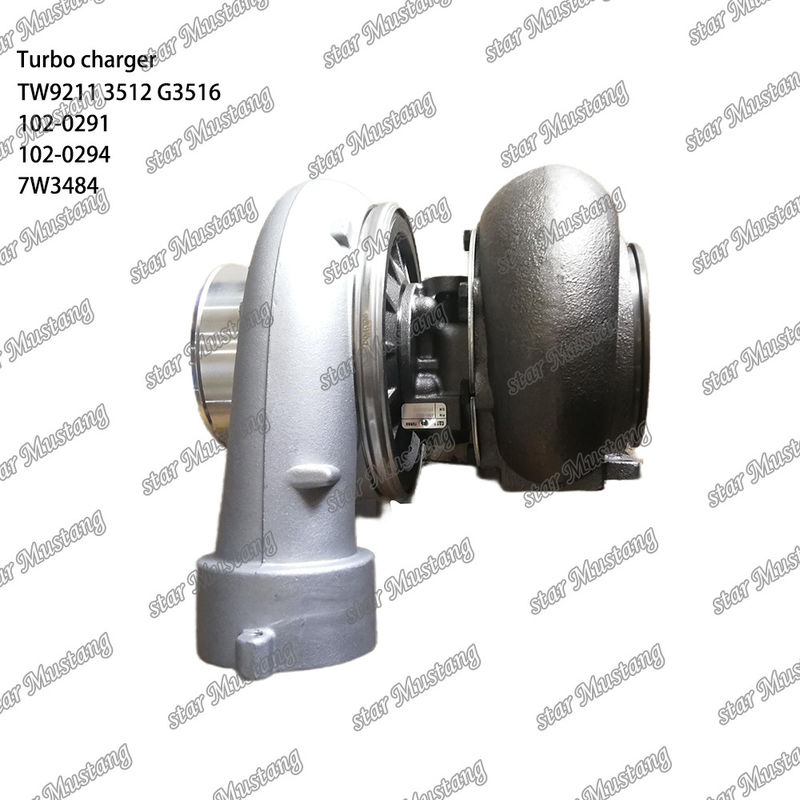 Máy tăng áp TW9211 3512 G3516 102-0291 102-0294 7W3484 Phần động cơ với cấu trúc tích hợp và 6 tháng