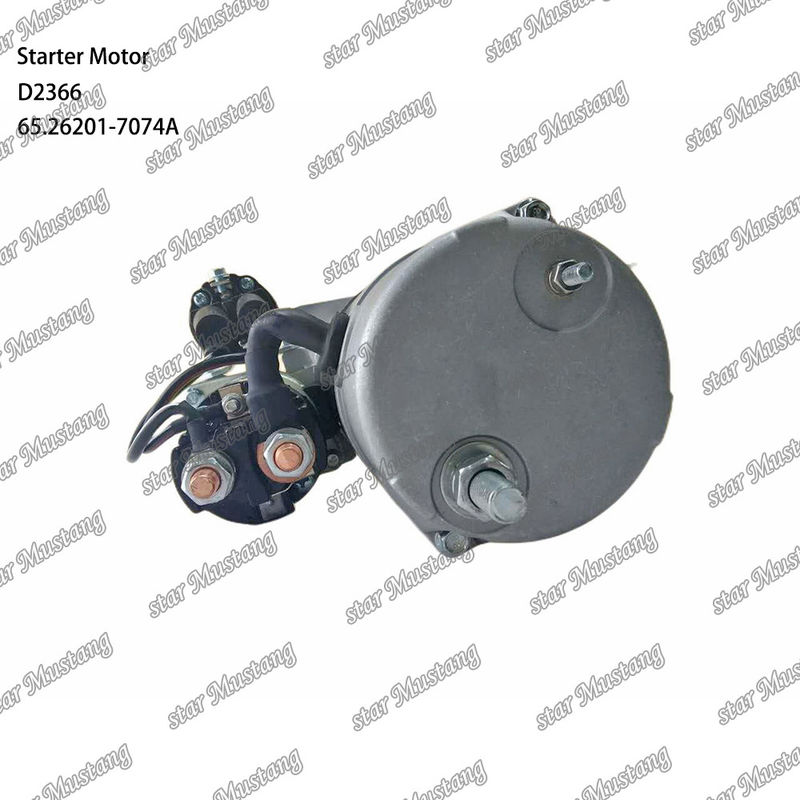 D2366 Động cơ khởi động Động cơ 39MT 24V 9.0KW 11T 65.26201-7074A Đối với phụ tùng động cơ DOOSAN DAEWOO