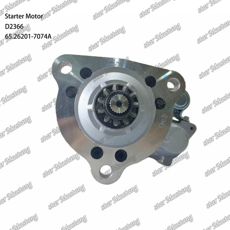D2366 Động cơ khởi động Động cơ 39MT 24V 9.0KW 11T 65.26201-7074A Đối với phụ tùng động cơ DOOSAN DAEWOO