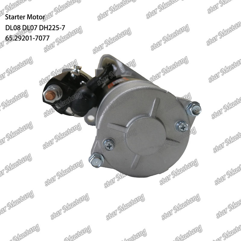 DL08 DL07 DH225-7 Động cơ khởi động động cơ 24V 11T 5.5KW 65.29201-7077 Cho phụ tùng động cơ DOOSAN DAEWOO
