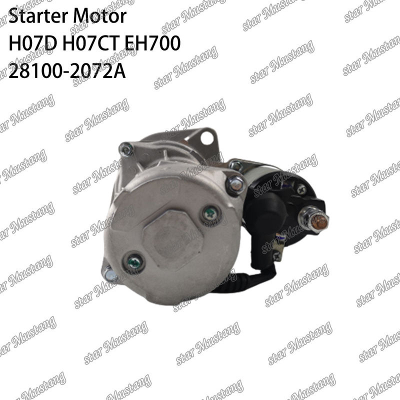 H07D H07CT EH700 EX220-5 Động cơ khởi động động cơ 24V 11T 5.5KW 28100-2072A 28100-1443A 28100-2271 Đối với phụ tùng động cơ HINO
