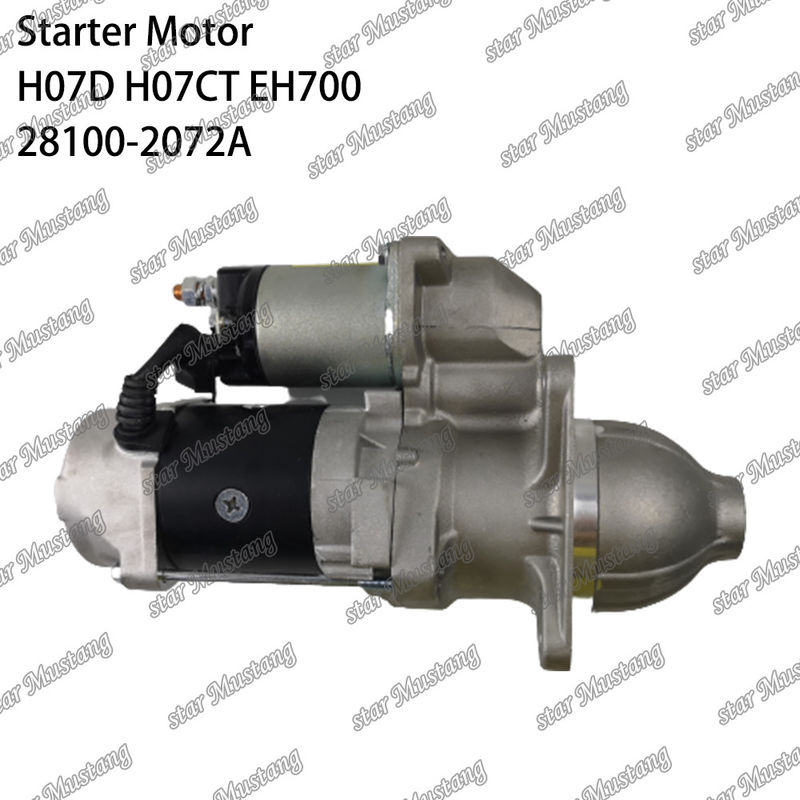 H07D H07CT EH700 EX220-5 Động cơ khởi động động cơ 24V 11T 5.5KW 28100-2072A 28100-1443A 28100-2271 Đối với phụ tùng động cơ HINO