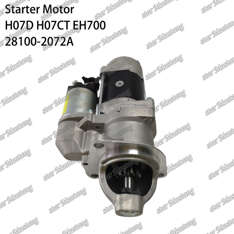 H07D H07CT EH700 EX220-5 Động cơ khởi động động cơ 24V 11T 5.5KW 28100-2072A 28100-1443A 28100-2271 Đối với phụ tùng động cơ HINO