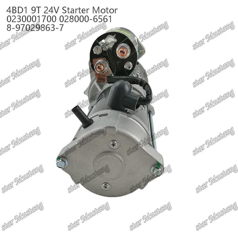 4BD1 Động cơ khởi động động cơ 24V 0230001700 028000-6561 8-97029863-7 Đối với phụ tùng động cơ ISUZU