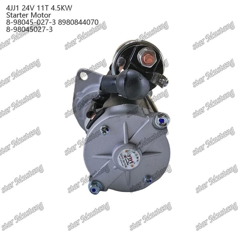 Động cơ khởi động 4JJ1 Động cơ khởi động 24V 11T 4.5KW 8-98045-027-3 8980844070 8-98045027-3 Đối với phụ tùng động cơ ISUZU