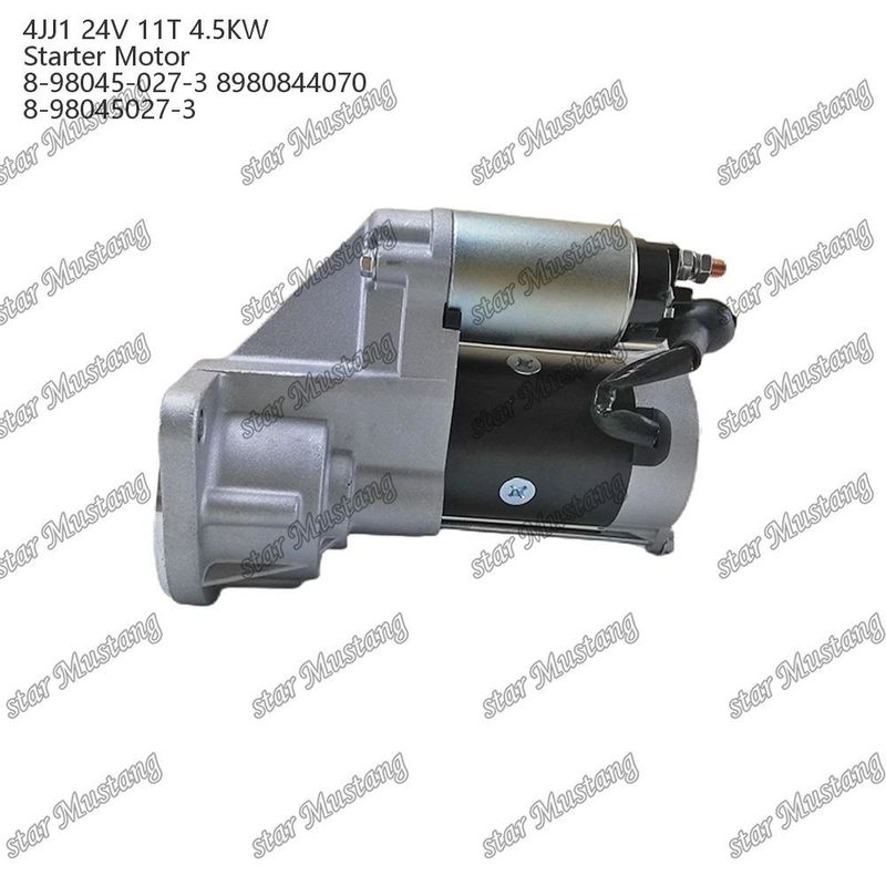 Động cơ khởi động 4JJ1 Động cơ khởi động 24V 11T 4.5KW 8-98045-027-3 8980844070 8-98045027-3 Đối với phụ tùng động cơ ISUZU