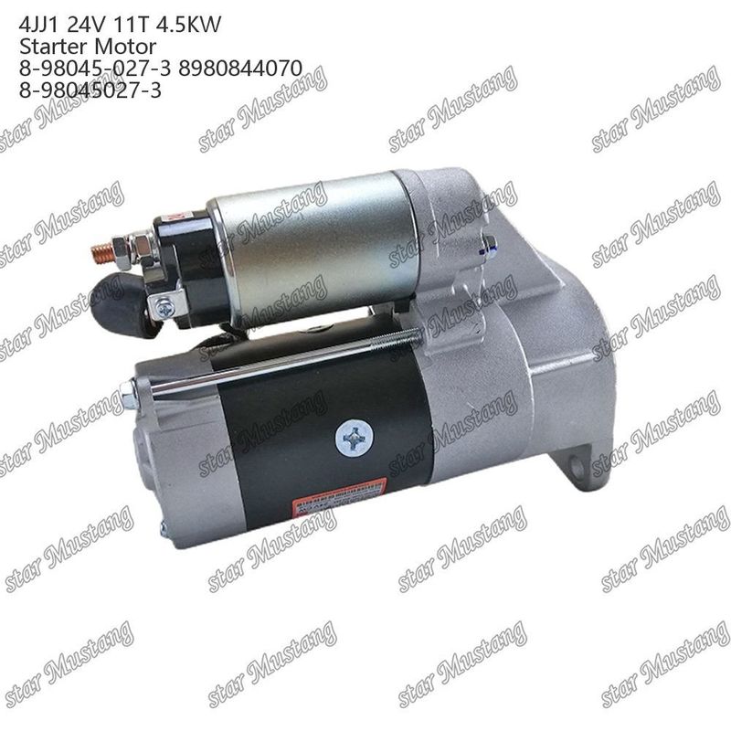 Động cơ khởi động 4JJ1 Động cơ khởi động 24V 11T 4.5KW 8-98045-027-3 8980844070 8-98045027-3 Đối với phụ tùng động cơ ISUZU