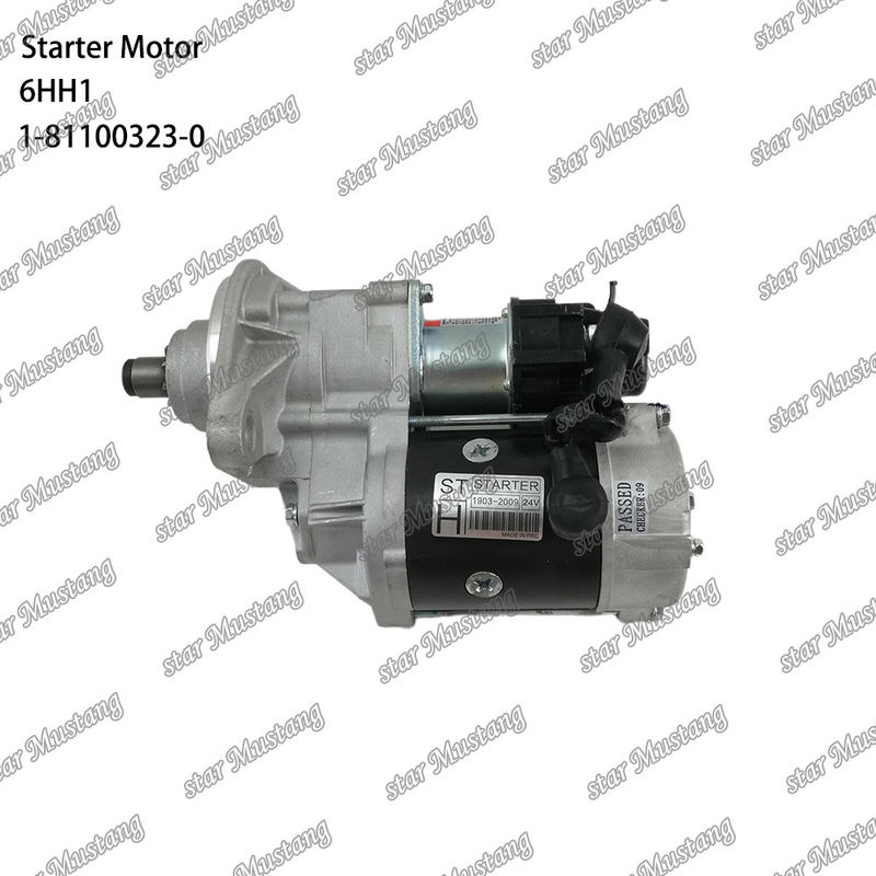 Tình huống 6HH1 Động cơ khởi động động cơ 11T 24V 5.0KW 1-81100323-0 1-81100307-0 Đối với phụ tùng động cơ ISUZU