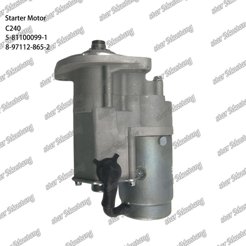 C240 Động cơ khởi động động cơ 9T 12V 5-81100099-1 8-97112-865-2 Cho bộ phận phụ tùng động cơ ISUZU