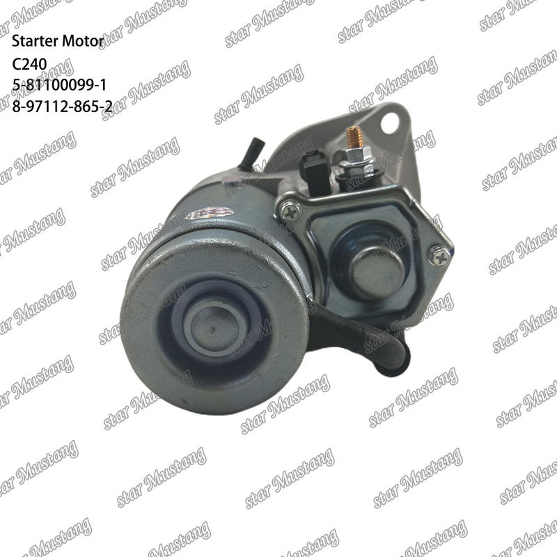 C240 Động cơ khởi động động cơ 9T 12V 5-81100099-1 8-97112-865-2 Cho bộ phận phụ tùng động cơ ISUZU