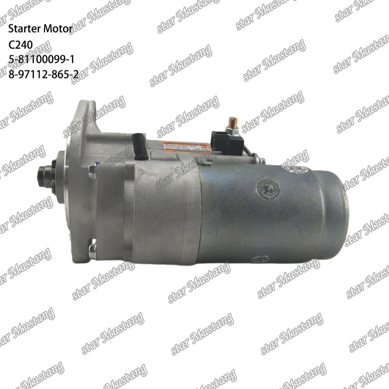 C240 Động cơ khởi động động cơ 9T 12V 5-81100099-1 8-97112-865-2 Cho bộ phận phụ tùng động cơ ISUZU