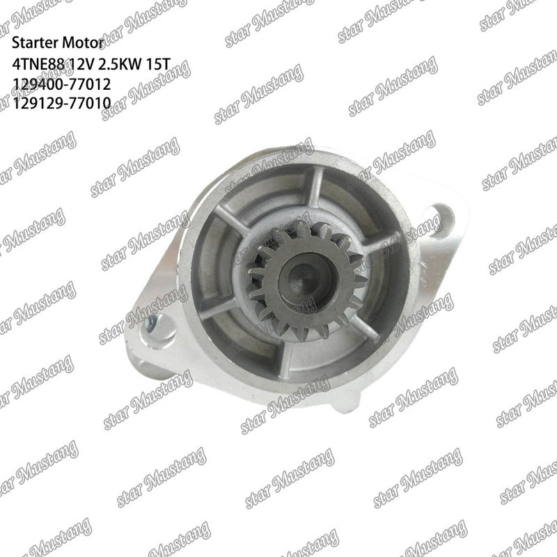 4TNE88 Động cơ Động cơ khởi động 12V 2.5KW 15T 129400-77012 129129-77010 Cho phụ tùng động cơ YANMAR