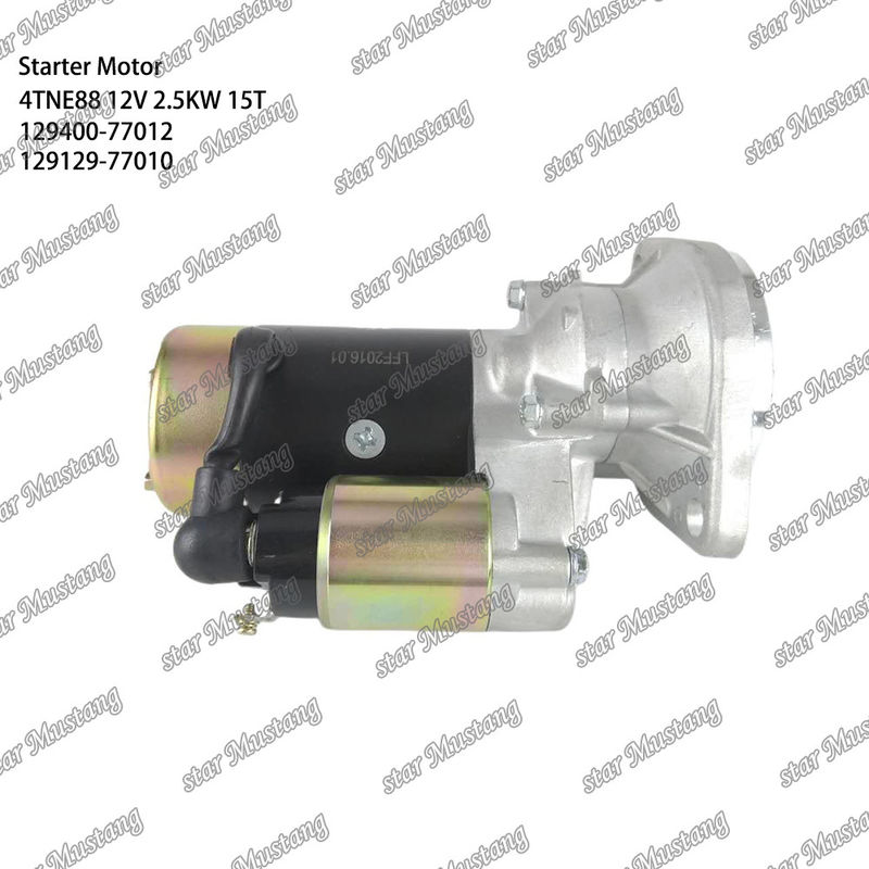 4TNE88 Động cơ Động cơ khởi động 12V 2.5KW 15T 129400-77012 129129-77010 Cho phụ tùng động cơ YANMAR