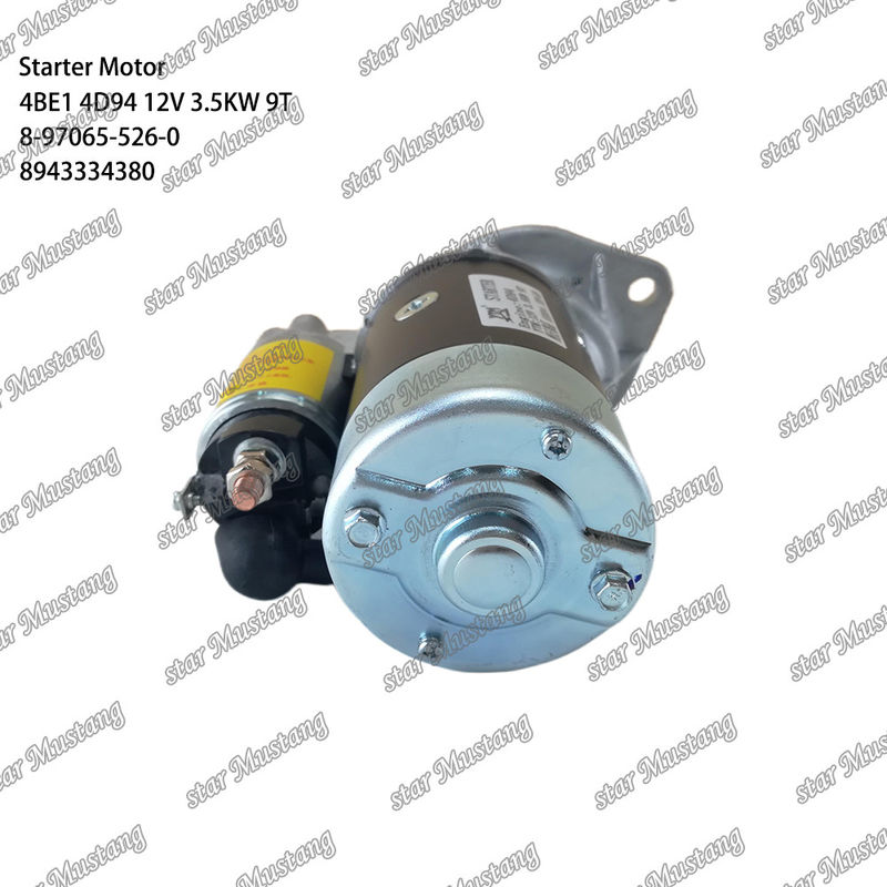 Động cơ khởi động 4BE1 4D94 12V 9T 8-97065-526-0 8943334380 Thích hợp cho Các bộ phận động cơ Komatsu