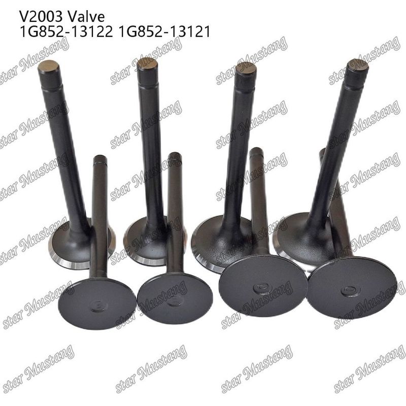 Các bộ phận động cơ dầu diesel gốc Stock Integral Structure Valve V2003 1G852-13122 1G852-13121 Với hỗ trợ trực tuyến sau khi