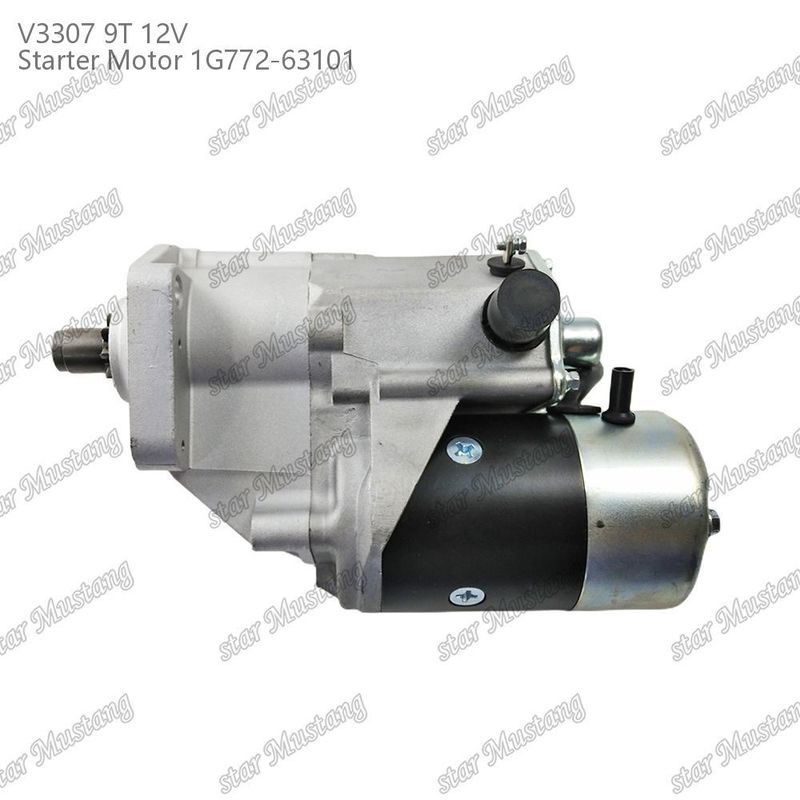 Động cơ khởi động V3307 9T 12V 1G772-63101 Thích hợp cho cho bộ phận động cơ KUBOTA