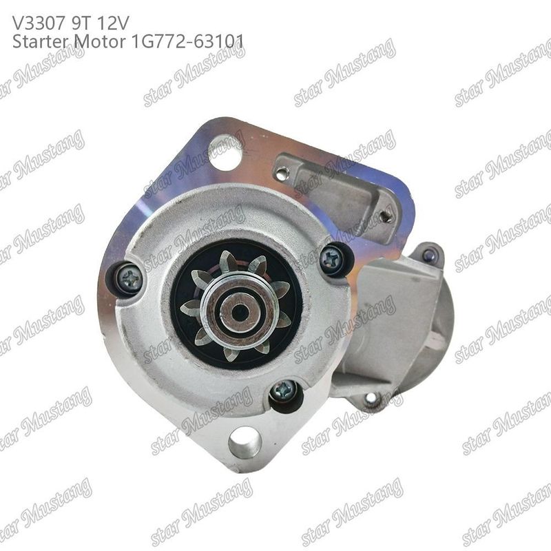 Động cơ khởi động V3307 9T 12V 1G772-63101 Thích hợp cho cho bộ phận động cơ KUBOTA