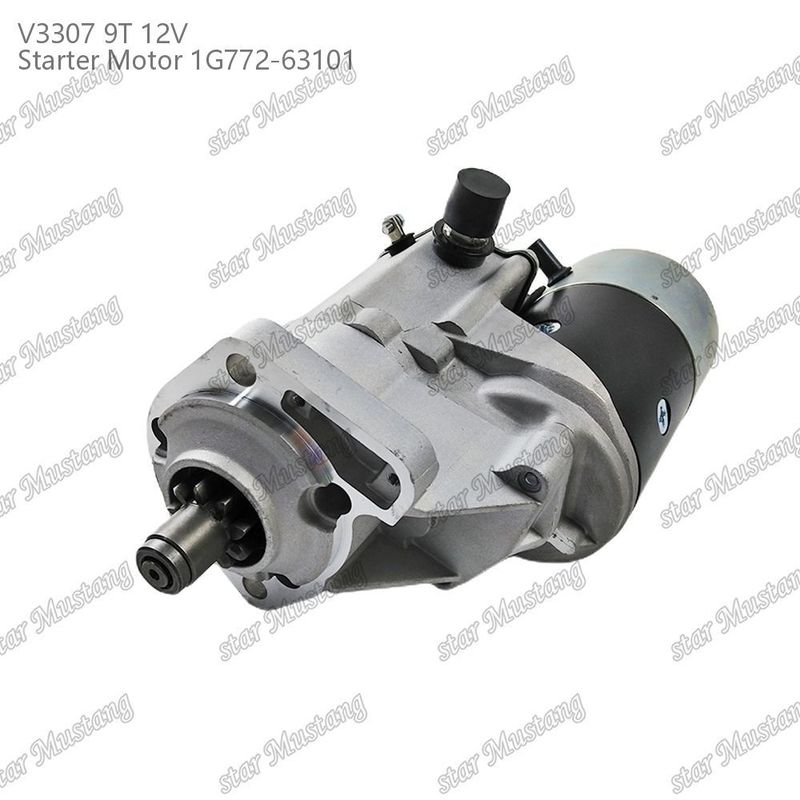 Động cơ khởi động V3307 9T 12V 1G772-63101 Thích hợp cho cho bộ phận động cơ KUBOTA