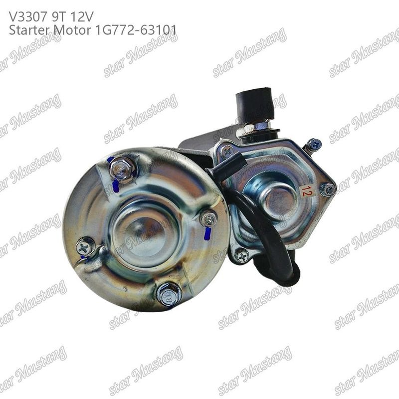 Động cơ khởi động V3307 9T 12V 1G772-63101 Thích hợp cho cho bộ phận động cơ KUBOTA