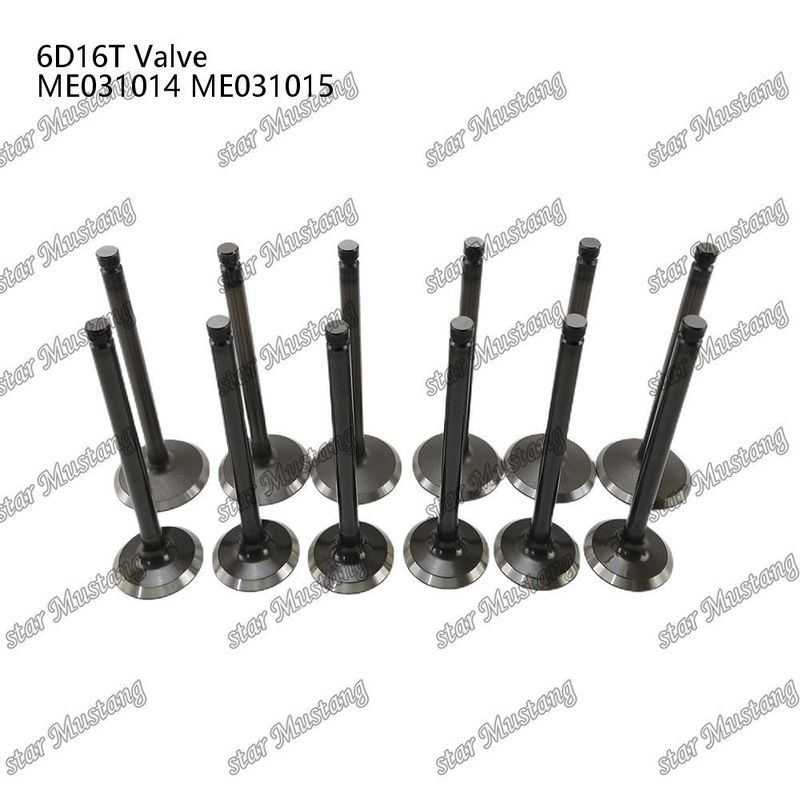 Ventil cấu trúc tích hợp 6D16T IN ME031014 EX ME031015 Động cơ diesel Phần gốc với hỗ trợ trực tuyến Sau