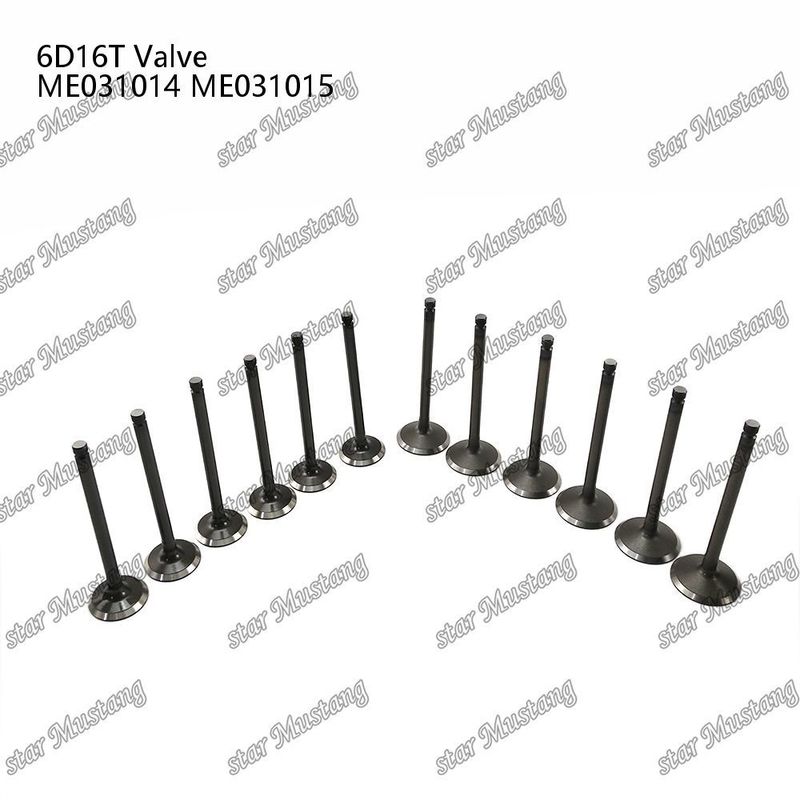 Ventil cấu trúc tích hợp 6D16T IN ME031014 EX ME031015 Động cơ diesel Phần gốc với hỗ trợ trực tuyến Sau