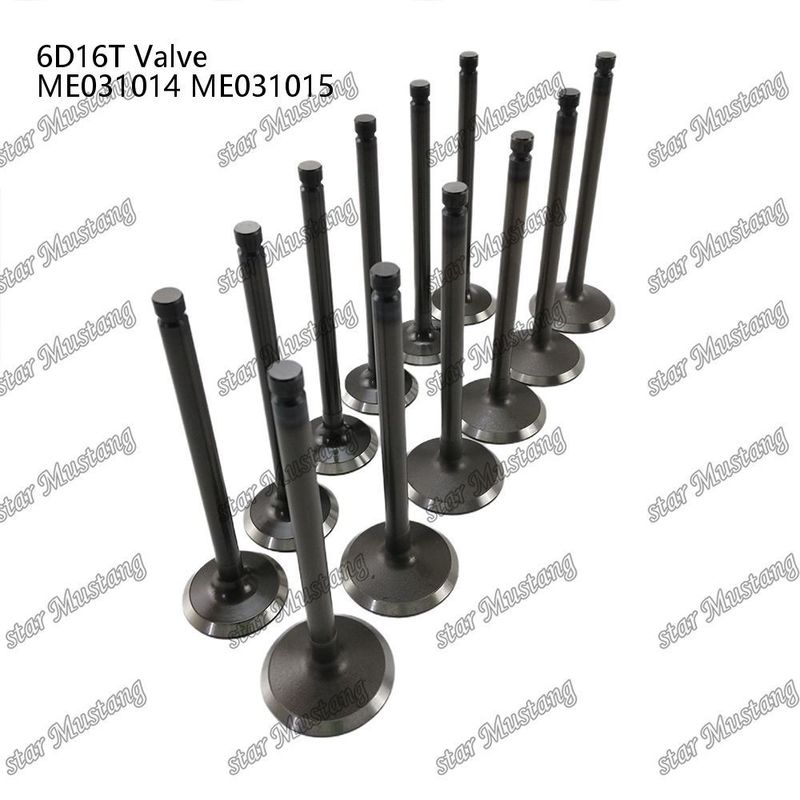 Ventil cấu trúc tích hợp 6D16T IN ME031014 EX ME031015 Động cơ diesel Phần gốc với hỗ trợ trực tuyến Sau