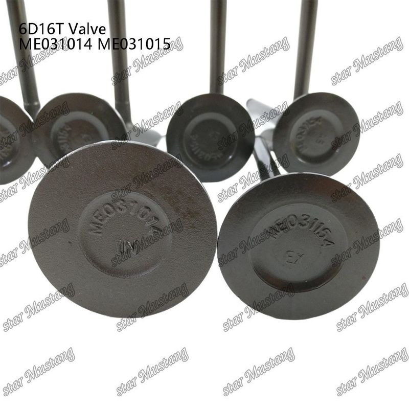 Ventil cấu trúc tích hợp 6D16T IN ME031014 EX ME031015 Động cơ diesel Phần gốc với hỗ trợ trực tuyến Sau