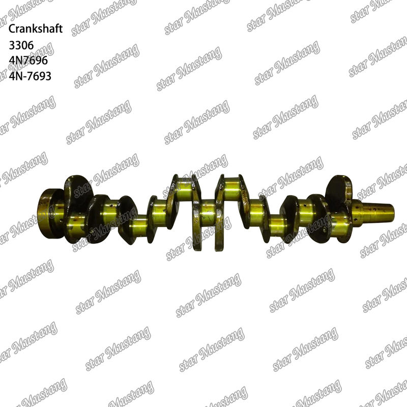 Trục khuỷu thép rèn 4N7696 4N-7693 Phụ tùng động cơ diesel CAT 3306 Máy đào Xe buýt Xe tải