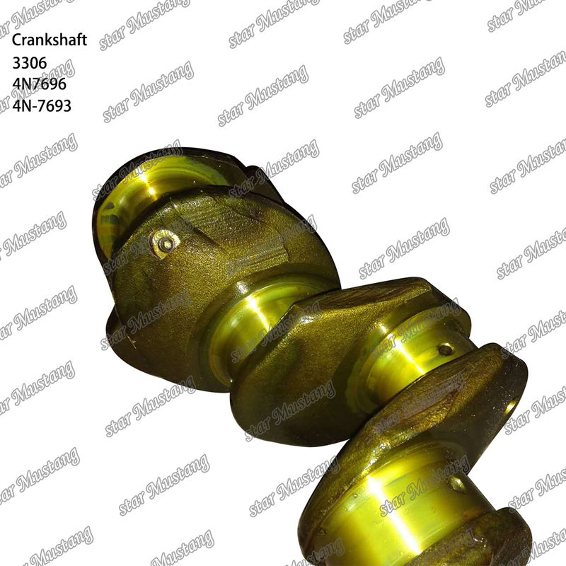 Trục khuỷu thép rèn 4N7696 4N-7693 Phụ tùng động cơ diesel CAT 3306 Máy đào Xe buýt Xe tải