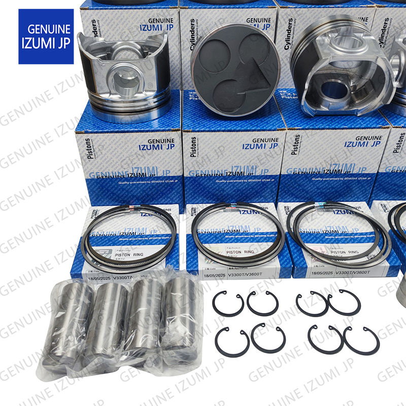 V3600T Cylinder Liner Kit Piston 1J510-21113 Đối với các bộ phận sửa chữa động cơ diesel Kubota