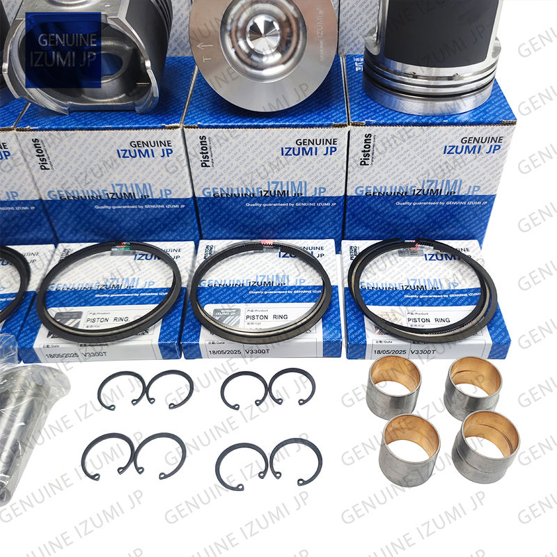 Bộ Ống Lót Xi Lanh V3300T-16V Piston 1C050-21112 Dùng Cho Động Cơ Diesel Kubota, Phụ Tùng Sửa Chữa