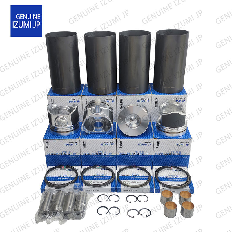 V3300T-16V Cylinder Liner Kit Piston 1G557-21110 Đối với các bộ phận sửa chữa động cơ diesel Kubota