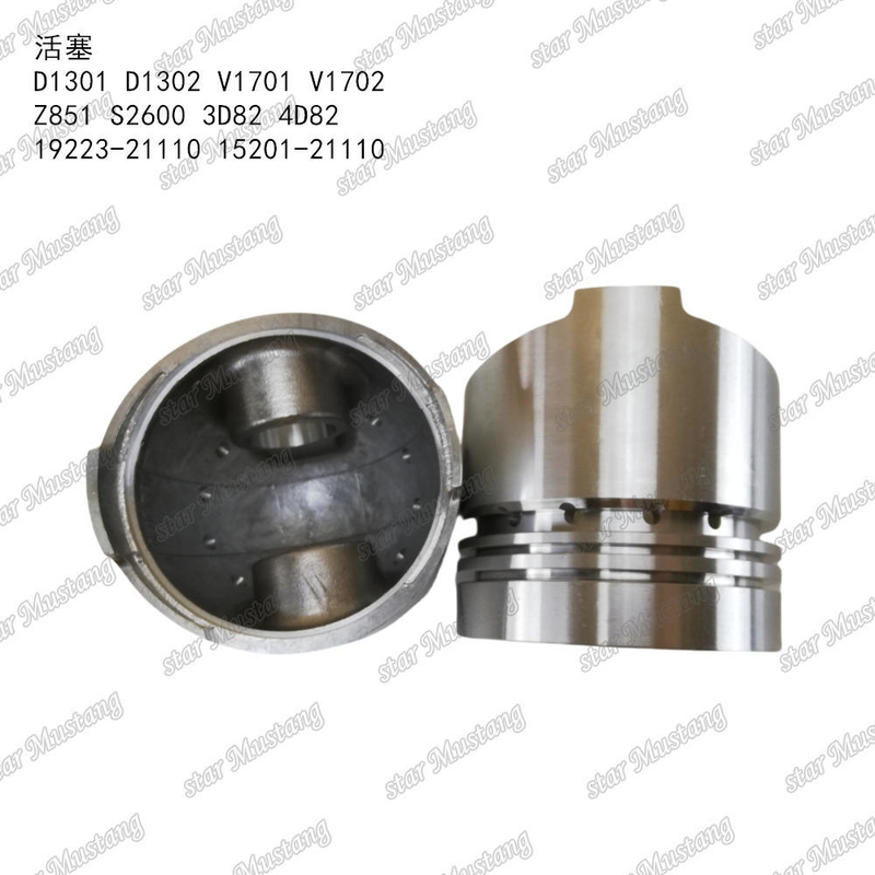 Piston D1301 D1302 V1701 V1702 Z851 S2600 3D82 4D82 19223-21110 15201-21110 Phù hợp cho Phụ tùng Động cơ KUBOTA